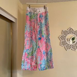 Lilly Pulitzer linen beach pant